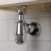 Viega project bekersifon met muurbuis en roset 1 1/4 chroom GA15602