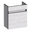 BRAUER Joy Edge meuble sous-lavabo pour fontaine - 40x45x22cm - porte ouvrant à droite - sans poignée - Forest Seashell SW1200801