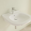 Villeroy & Boch O.novo Vita Lavabo 1 trou pour robinetterie avec trop plein 55x55cm ceramic+ blanc 1025054