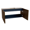 Mondiaz JOYA-DLUX 90cm toiletmeubel - kleur Walnut - Wastafel FAYE positie Midden 1 kraangat kleur Arena. SW1424338