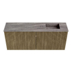 Mondiaz JOYA-DLUX 100cm meuble de toilette - couleur Dusk - Vasque FAYE position Droite Sans trou de robinet couleur Oza SW1426273
