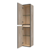 BRAUER Joy Edge armoire de salle de bains - 160x35x35cm - 2 portes - ouverture à gauche ou à droite - sans poignée - Forest Wheat SW522813
