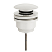 Wiesbaden UniMatch clickwaste afvoerplug 5/4" glans wit SW1210937