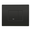 Grohe Even Plaque de commande - double chasse - 15.6x19.7 - ABS - long life - noir mat SW924653