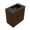 Mondiaz JOYA-DLUX Meuble de toilette 40cm - couleur Walnut - Vasque FAYE position Droite 1 trou de robinet couleur Lava. SW1422440