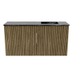 Mondiaz JOYA-DLUX 80cm toiletmeubel - kleur Dusk - Wastafel FAYE positie Rechts 1 kraangat kleur Lava. SW1423249