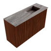 Mondiaz JOYA-DLUX Meuble de salle de bains 70cm - couleur Ruby - Vasque FAYE position Droite Sans trou de robinet couleur Oza SW1425509