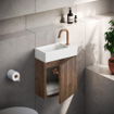 Clou Kaldur porte-rouleau de papier toilette droit bronze brossé PVD SW917297