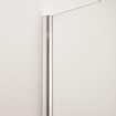 Crosswater Kai porte de douche - pivotante - 75x190cm - avec verre de sécurité clair - aluminium argenté SW487320