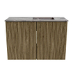 Mondiaz JOYA-DLUX 60cm meuble de toilette - couleur Dusk - Vasque FAYE position Droite Sans trou de robinet couleur Sombra. SW1426122