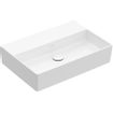 Villeroy & Boch Memento 2.0 lavabo - dessous rectifié 60x42cm - sans trop-plein sans trou de robinetterie blanc SW358425