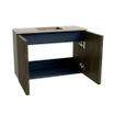Mondiaz JOYA-DLUX 60cm toiletmeubel - kleur Shadow - Wastafel FAYE positie Midden Zonder kraangat kleur Saba. SW1425110