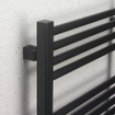 Radiateur à serviettes Crosswater MPRO - 138x48cm - 568 watt - noir mat SW487356