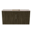 Mondiaz JOYA-DLUX 80cm toiletmeubel - kleur Shadow - Wastafel FAYE positie Midden 1 kraangat kleur Arena. SW1424796