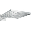 Hansgrohe Raindance E Square hoofddouche E300 1jet met douchearm 39cm 30x30cm mat zwart SW297590