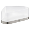 GROHE Selection panier de douche - 17x17x20x8.5cm - modèle d'angle - montage mural - super acier SW444530