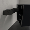 Villeroy & Boch Antao Diepspoelcloset - zonder spoelrand - wandhangend - met TwistFlush - Pure Black CeramicPlus SW917841