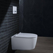 Geberit One WC suspendu - 54x37x34cm - avec abbatant wc - Blanc mat SW730611