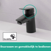 Hansgrohe Logis Mitigeur lavabo 70 - avec bonde - sans coolstart - noir mat SW918497