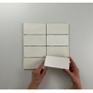 Terravito Galeno wandtegel - 7.5x15cm - 8.5mm - Rechthoek - Wit/creme mat SW359685
