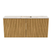 Mondiaz JOYA-DLUX 90cm toiletmeubel - kleur Oak - Wastafel FAYE positie Midden 1 kraangat kleur Nata. SW1424054