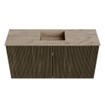 Mondiaz JOYA-DLUX 80cm toiletmeubel - kleur Shadow - Wastafel FAYE positie Midden Zonder kraangat kleur Arena. SW1424818