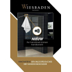 Wiesbaden Sita Douche à l'italienne avec porte-serviettes 140x200 cm chrome/verre clair 8 mm avec revêtement Nano SW1211275