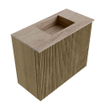 Mondiaz JOYA-DLUX Meuble de toilette 50cm - couleur Dusk - Vasque FAYE position Droite 1 trou de robinet couleur Saba. SW1426040
