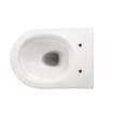 QeramiQ Urby WC suspendu - 35x52.4x33cm - sans bride - avec fixation - Blanc brillant SW1030603