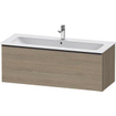 Duravit D-neo Meuble sous vasque 121x46.2x44cm 1 tiroir Chêne (terra) mat SW640917