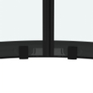 Marenza Casus Cabine de douche - 90x90x200cm - quart de cercle - verre clair - profilé - noir mat SW773914