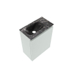 MONDIAZ TURE-DLUX Meuble de toilettes 40cm Greey. Lavabo EDEN Lava position gauche. Sans trou de robinet. SW1103834