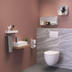 Sealskin Brix Porte-papier toilette 11.6x12.5x25.5cm métal blanc SW196163