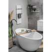 Eurom Sani 800 Comfort Panneau Infrarouge salle de bain 115x55cm Wifi 800watt Verre Blanc SW716272