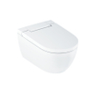 Geberit AquaClean Alba WC-douche - 37.5x56.5x40.5cm - sans bride de rinçage - rinçage profond - télécommande - KeraTect - blanc brillant SW1026642