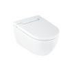 Geberit AquaClean Alba WC japonais - 37.5x56.5x40.5cm - sans bride - à fond creux - télécommande - KeraTect - Blanc brillant SW1026642