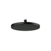 Hotbath Ace Ensemble de douche de pluie - élément encastré - 2 voies - inverseur - pomme de tête ronde - 23 cm - douchette à main - flexible de douche - noir mat PVD SW1233199