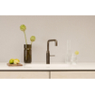 Quooker BE Fusion Square robinet d'eau bouillante - bec pivotant - Combi+ incl. réservoir Cube - Eau chaude / bouillante / gazeuse / filtrée - Gunmetal SW976935