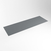 Mondiaz TOP 30 Plan sous vasque - 130x30x0.9cm - compatible comme plan de meuble - solid surface - Plata SW1019115