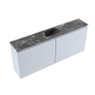 MONDIAZ TURE-DLUX Meuble toilette - 120cm - Clay - EDEN - vasque Lava - position centrale - sans trou de robinet SW1103741