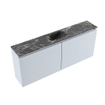 MONDIAZ TURE-DLUX Meuble WC 120 cm Clay. Lavabo EDEN Lava position milieu. Sans trou de robinet. SW1103741