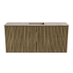 Mondiaz JOYA-DLUX 90cm meuble de salle de bains - couleur Dusk - Vasque FAYE position Milieu 1 trou de robinet couleur Arena. SW1425747
