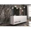 Cifre Ceramica carrelage mural et de sol - 120x120cm - Carré - 9mm - rectifié - Aspect marbre - Noir doré SW405508