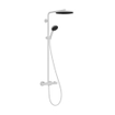 HansgrohePulsify Puro1jet ensemble colonne de douche ecosmart 260 thermostatique 3jets douchette et flexible de douche 160cm mat blanc SW1151840