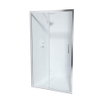 FugaFlow ID06 Quick Fit porte de douche coulissante - 110x190cm - 6mm verre de sécurité - profilé aluminium - anti calcaire - Chrome SW999912