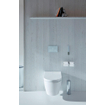 Duravit SensoWash Starck F Lite WC-douche - 37.8x57.5cm - sans bride de rinçage - avec abattant de WC - blanc brillant SW420600