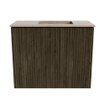 Mondiaz JOYA-DLUX 50cm toiletmeubel - kleur Shadow - Wastafel FAYE positie Rechts 1 kraangat kleur Saba. SW1425097