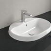 Villeroy & Boch Architectura Lavabo encastré - 600 x 450 x 170 mm - Blanc Alpin CeramicPlus - avec trop-plein - non poli SW762363