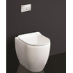 Crosswater Glide II Staand Toilet - 36.5x51x42.5cm - spoelrandloos - zonder zitting- wit glans SW876201