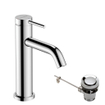 Hansgrohe Tecturis S Wastafelmengkraan - trekwaste - coolstart -11.6cm uitloop - chroom SW918688